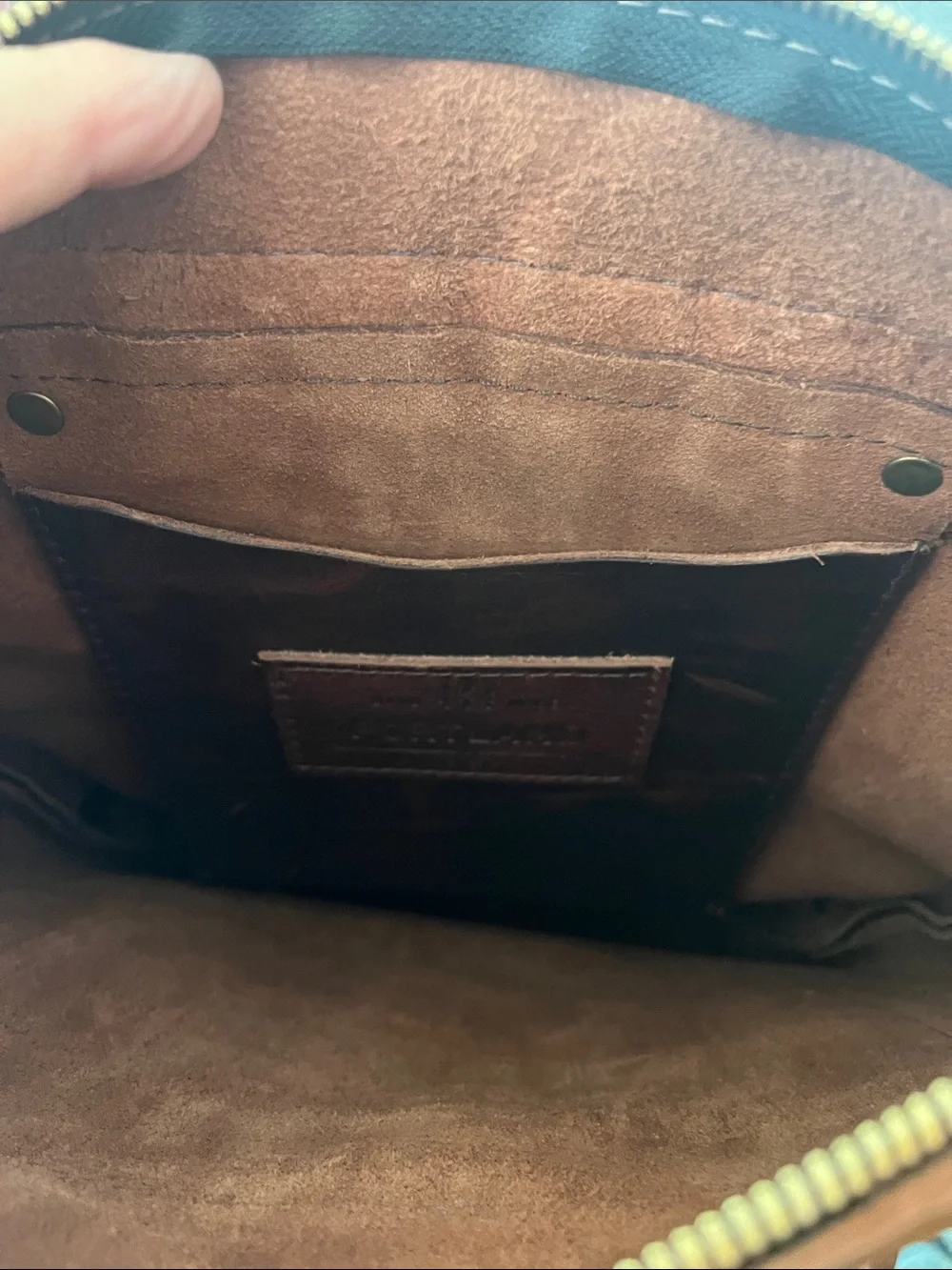 Portland Leather laptop Brown Leather Backpack